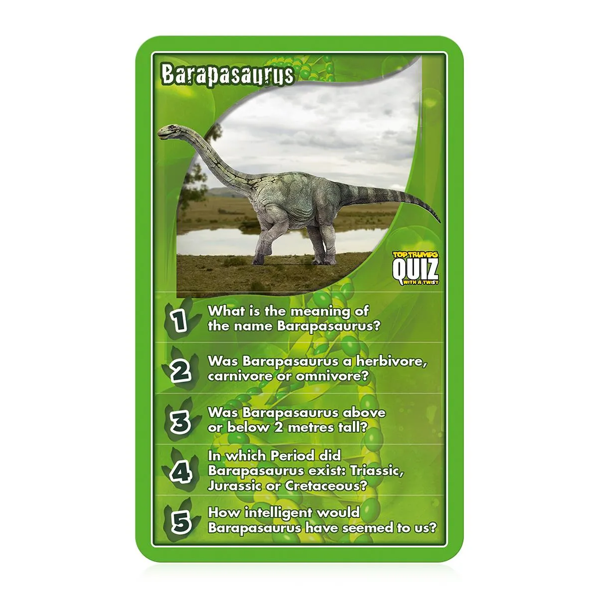Top Trumps Quiz Dinosaurs quizspel dino-editie