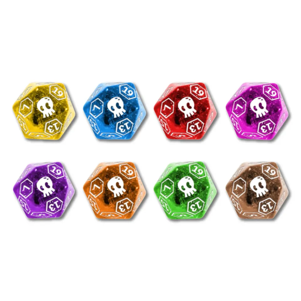 Roll A Crit Heroes of Barcadia Enhanced dobbelstenen 8 glitter