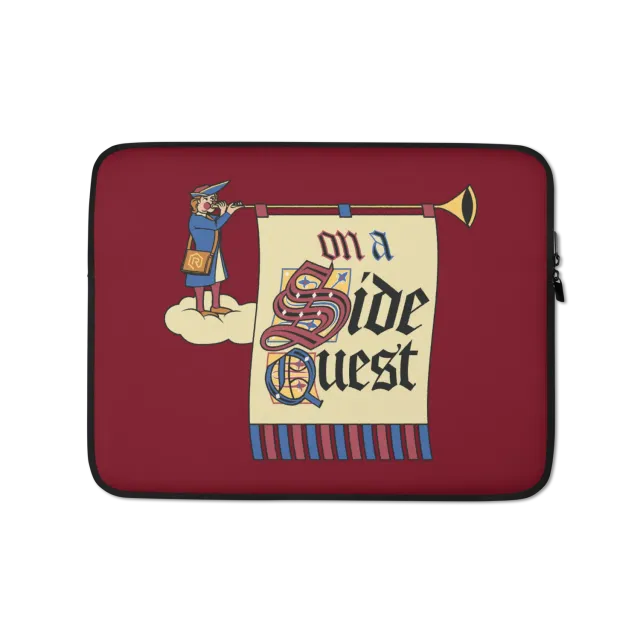 Roll A Crit On a Side Quest laptophoes 13 inch neopreen