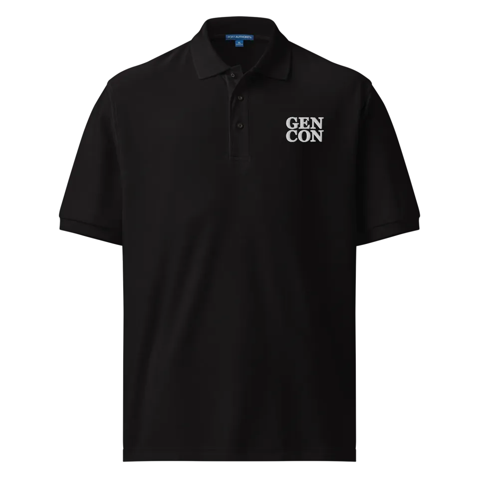 Roll A Crit Gen Con Embroidered polo geborduurd