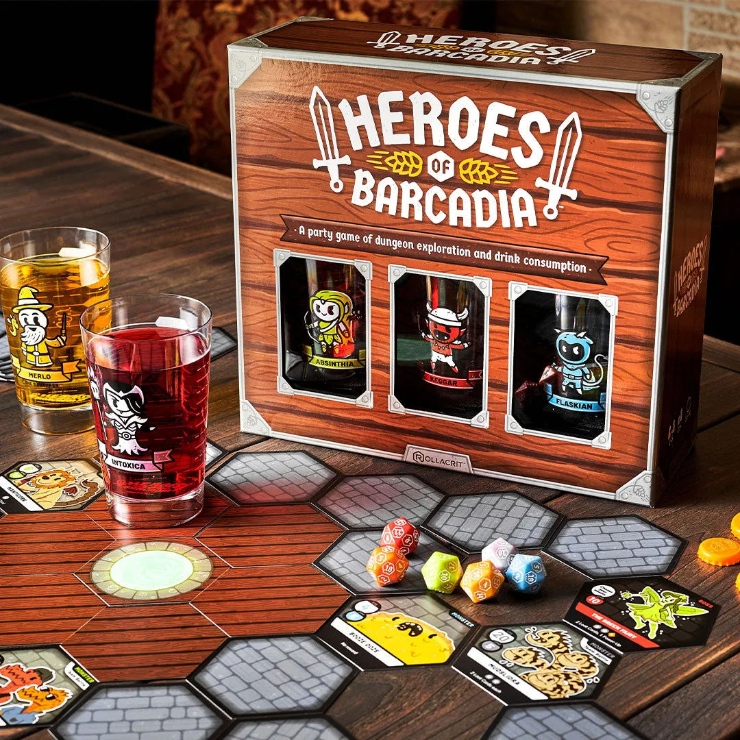 Roll A Crit Heroes of Barcadia Starter Content Bundle bordspel 8p