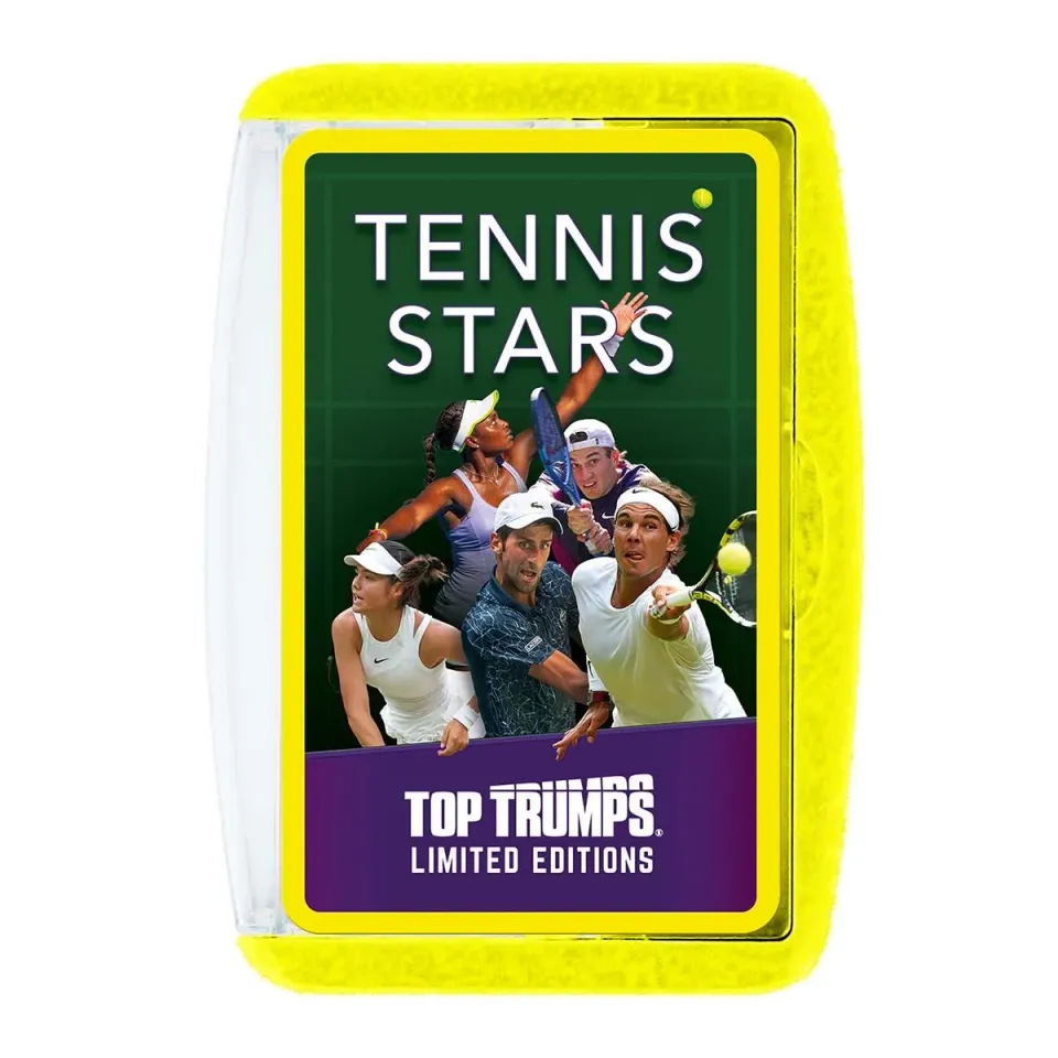 Top Trumps Tennis Stars kaartspel limited edition tennis