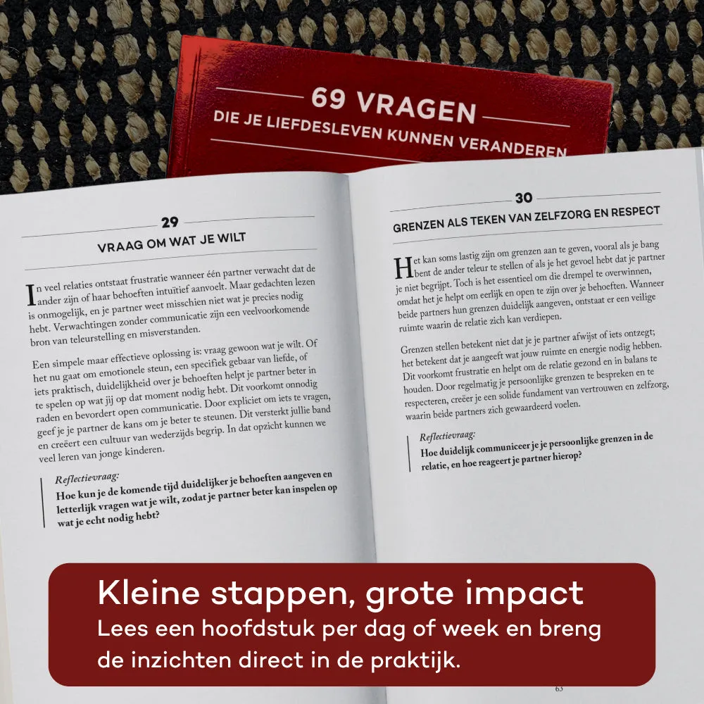 Vertellis 69 vragen die je liefdesleven veranderen boek voor stellen