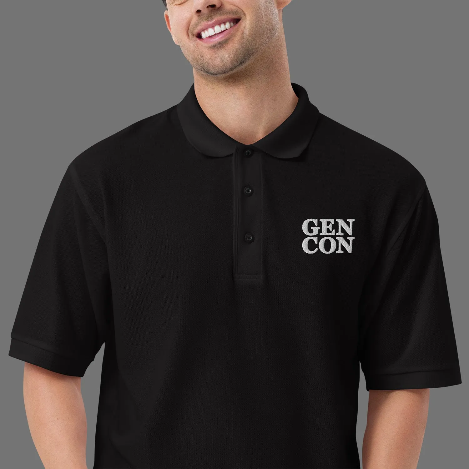 Roll A Crit Gen Con Embroidered polo geborduurd