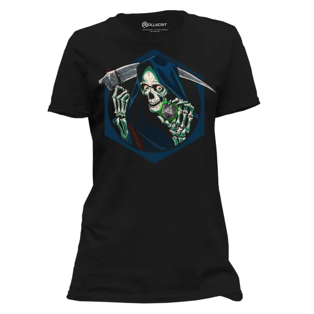 Roll A Crit Grim Roller dames T-shirt katoen