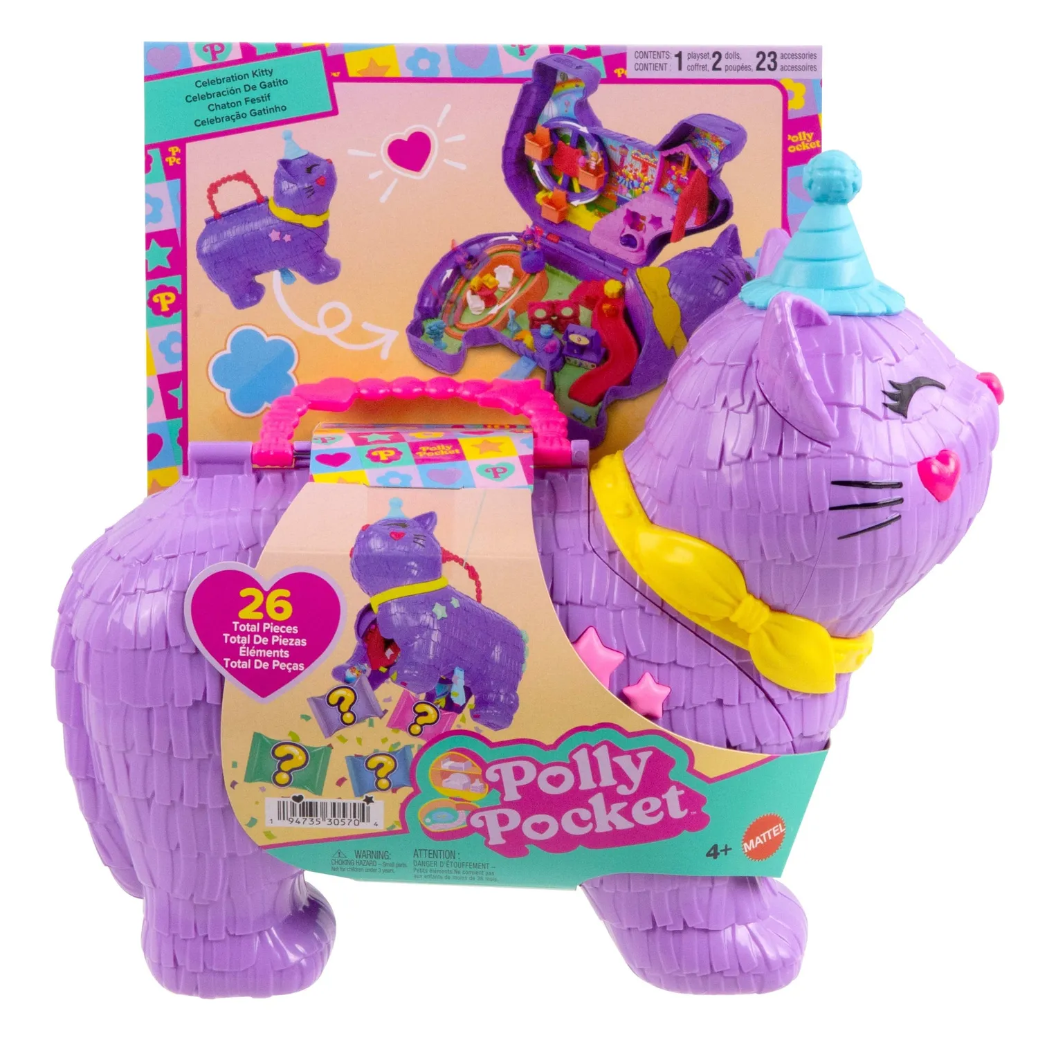 Polly Pocket Katje playset met 2 poppen