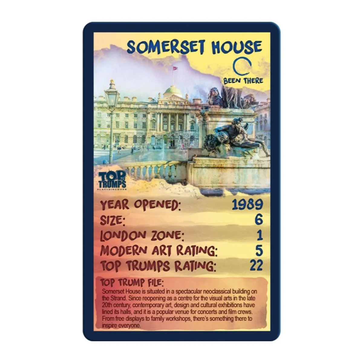 Top Trumps London Galleries kaartspel Top 30 editie