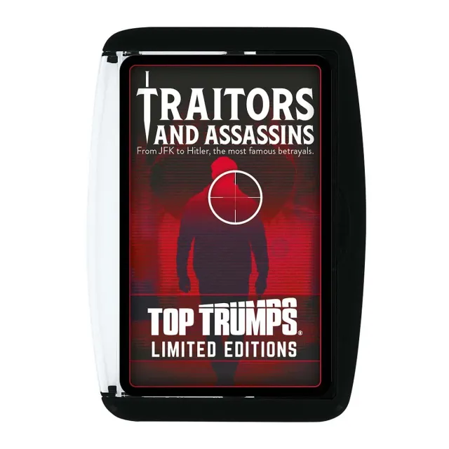 Top Trumps Traitors and Assassins kaartspel limited edition