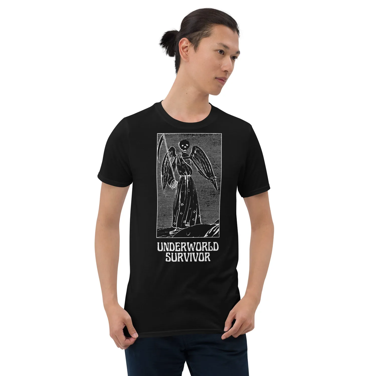 Roll A Crit Gen Con Underworld Survivor T-shirt katoen