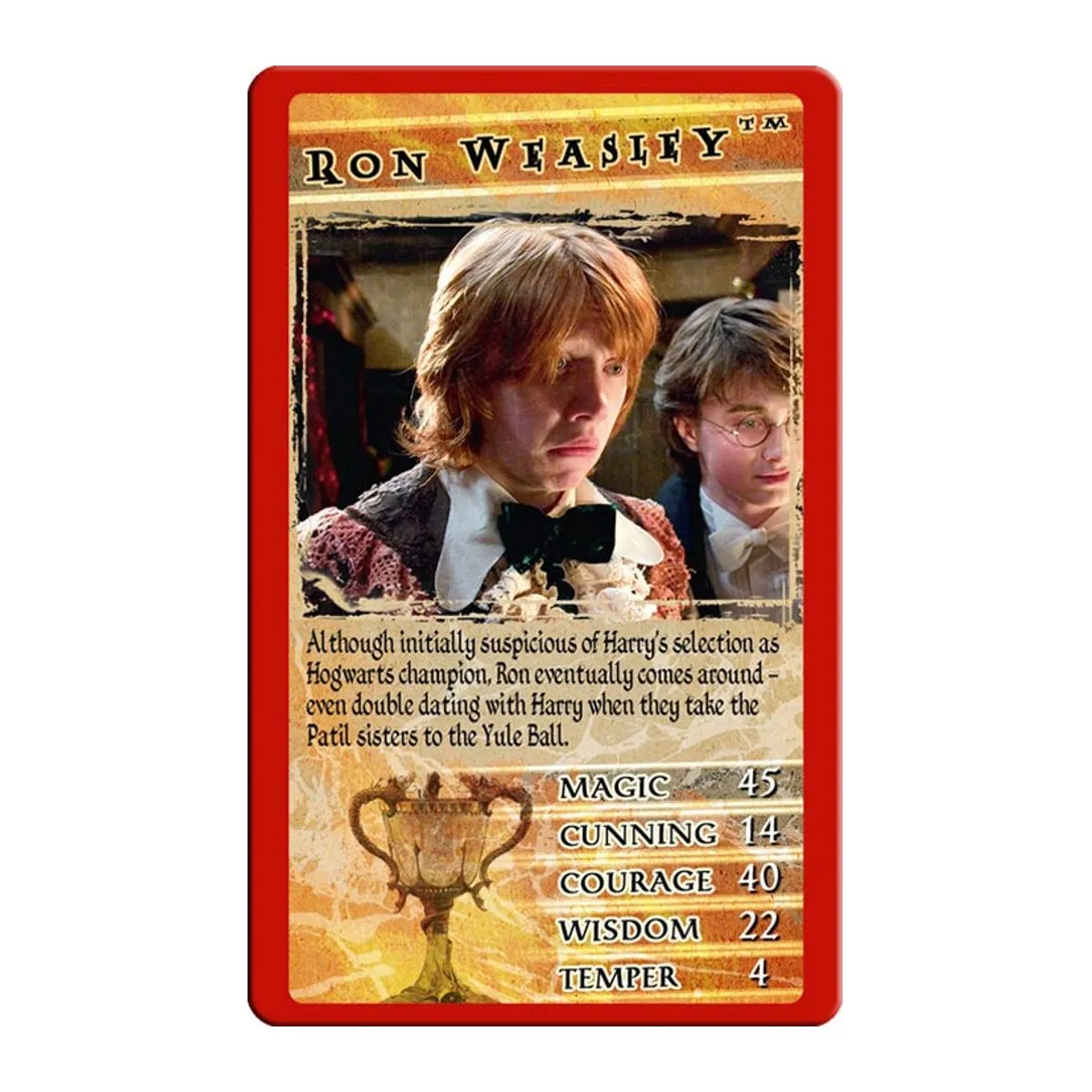 Top Trumps Harry Potter Goblet of Fire kaartspel filmkaarten