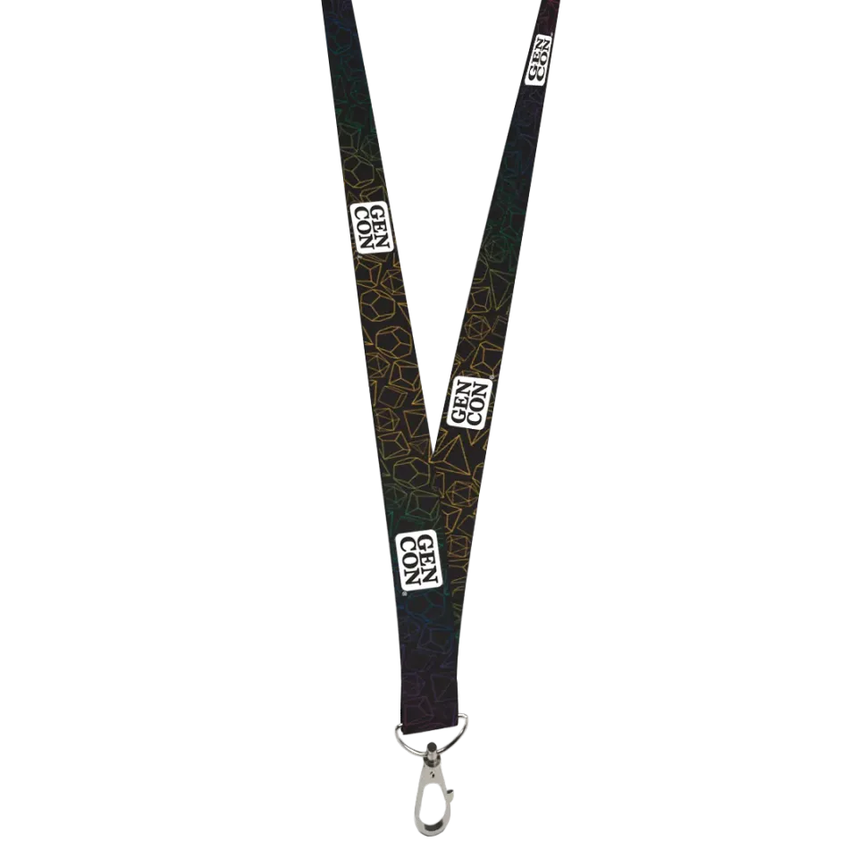 Roll A Crit Gen Con lanyard 90 cm polyester