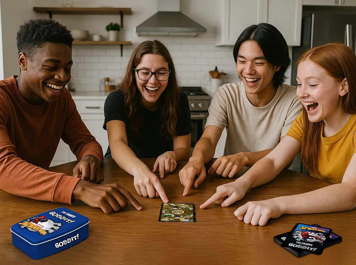 Top Trumps Goddit Spider-Man kaartspel blik 55 kaarten