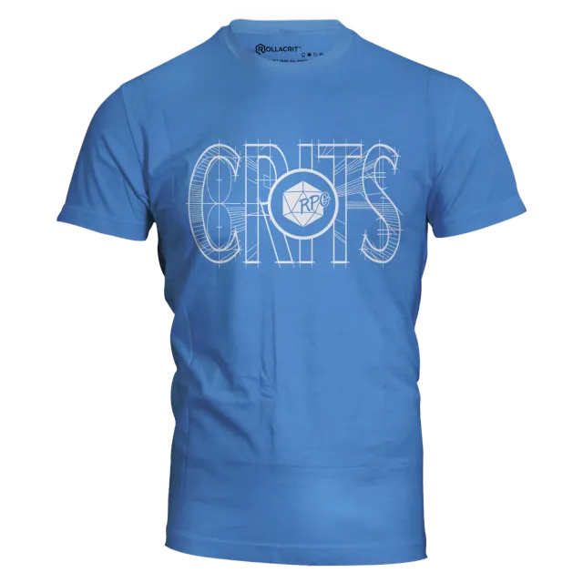Roll A Crit RPG Crits slim fit T-shirt heather royal
