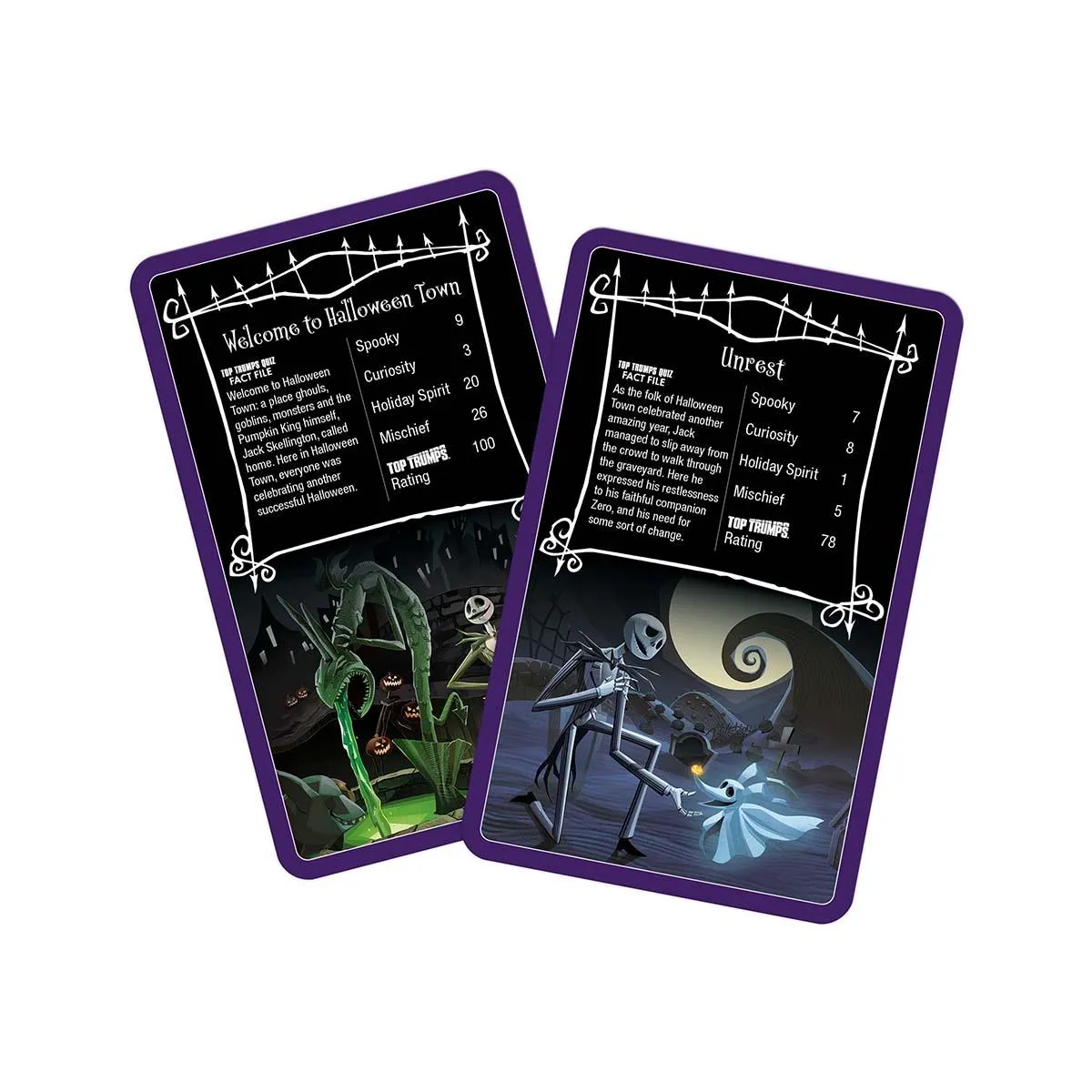 Top Trumps Nightmare Before Christmas kaartspel momenten