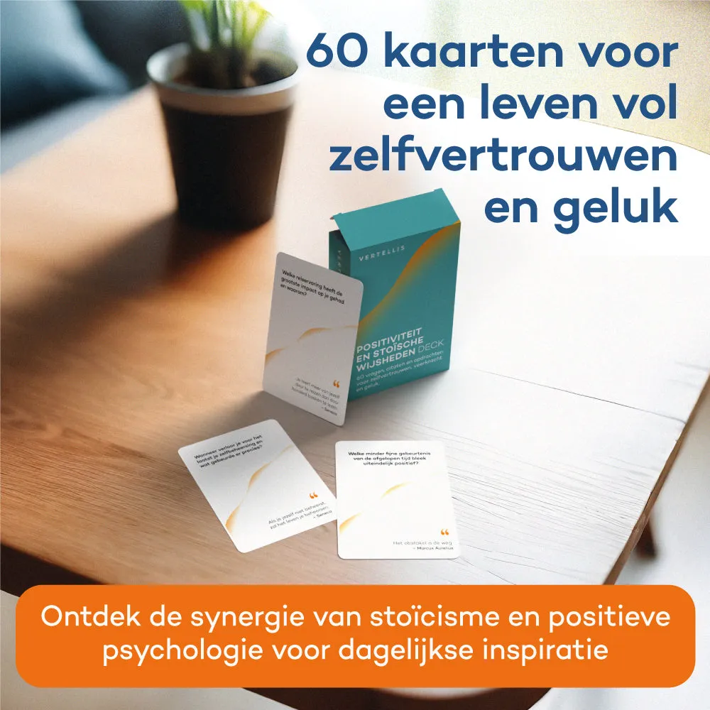 Vertellis Positiviteit Stoïcijnse Wijsheden kaartspel