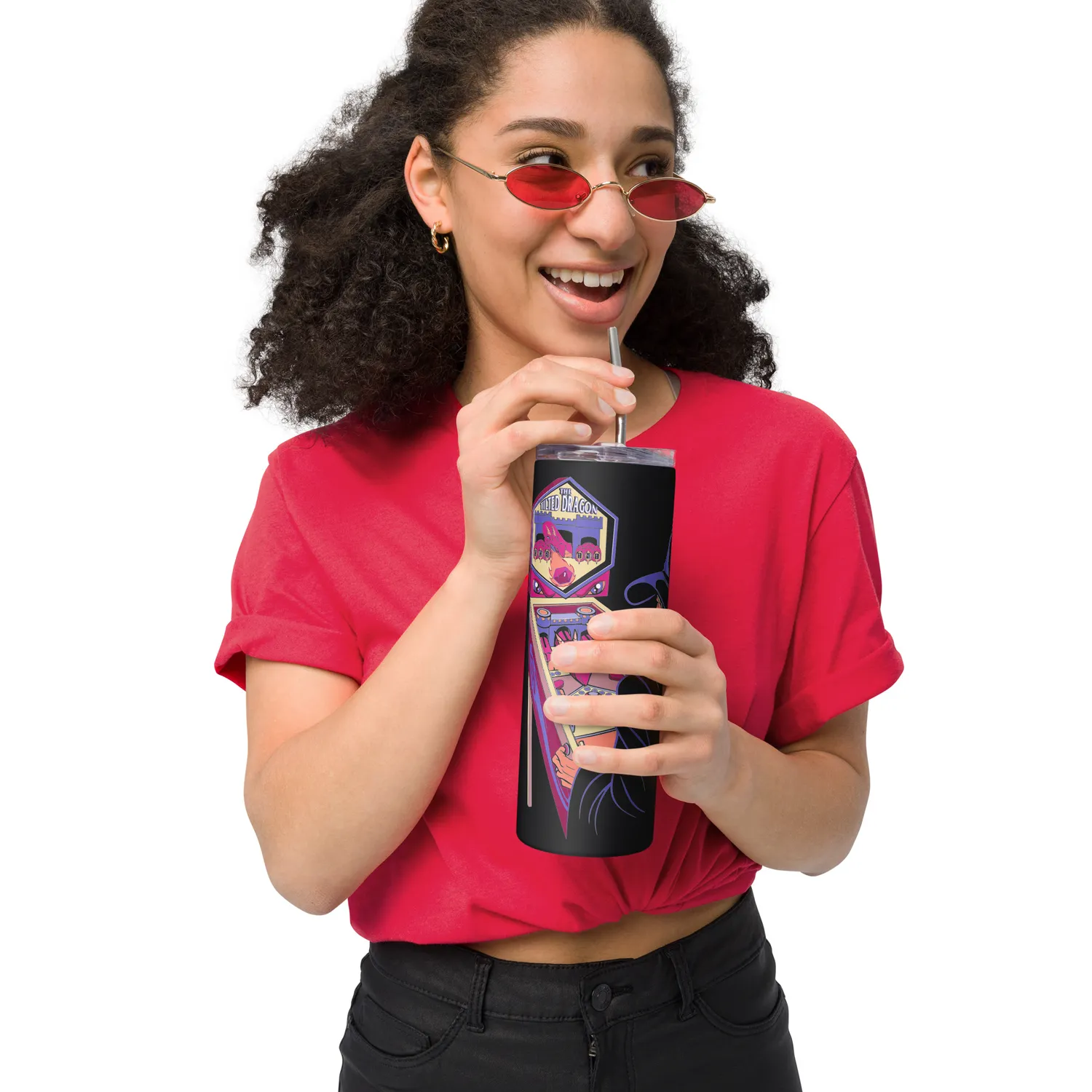 Roll A Crit Pinball Wizard tumbler rvs 600 ml