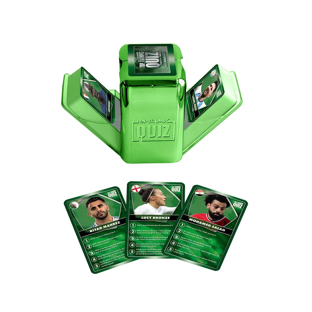 Top Trumps World Football Stars Green quiz kaartspel 500 vragen