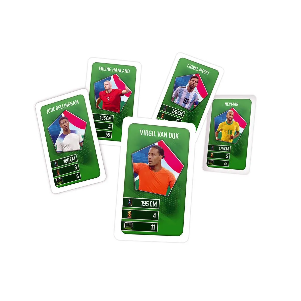 Top Trumps World Football Stars Dash bordspel