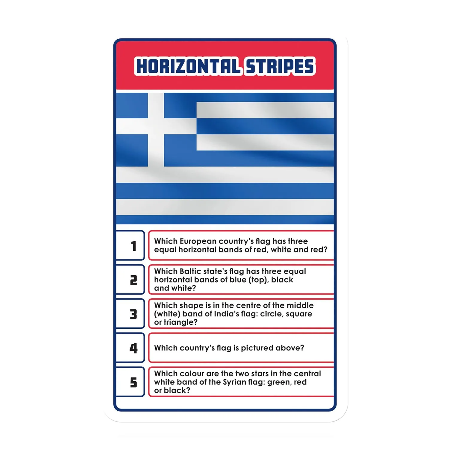 Top Trumps Quiz Countries & Flags kaartspel 500 vragen
