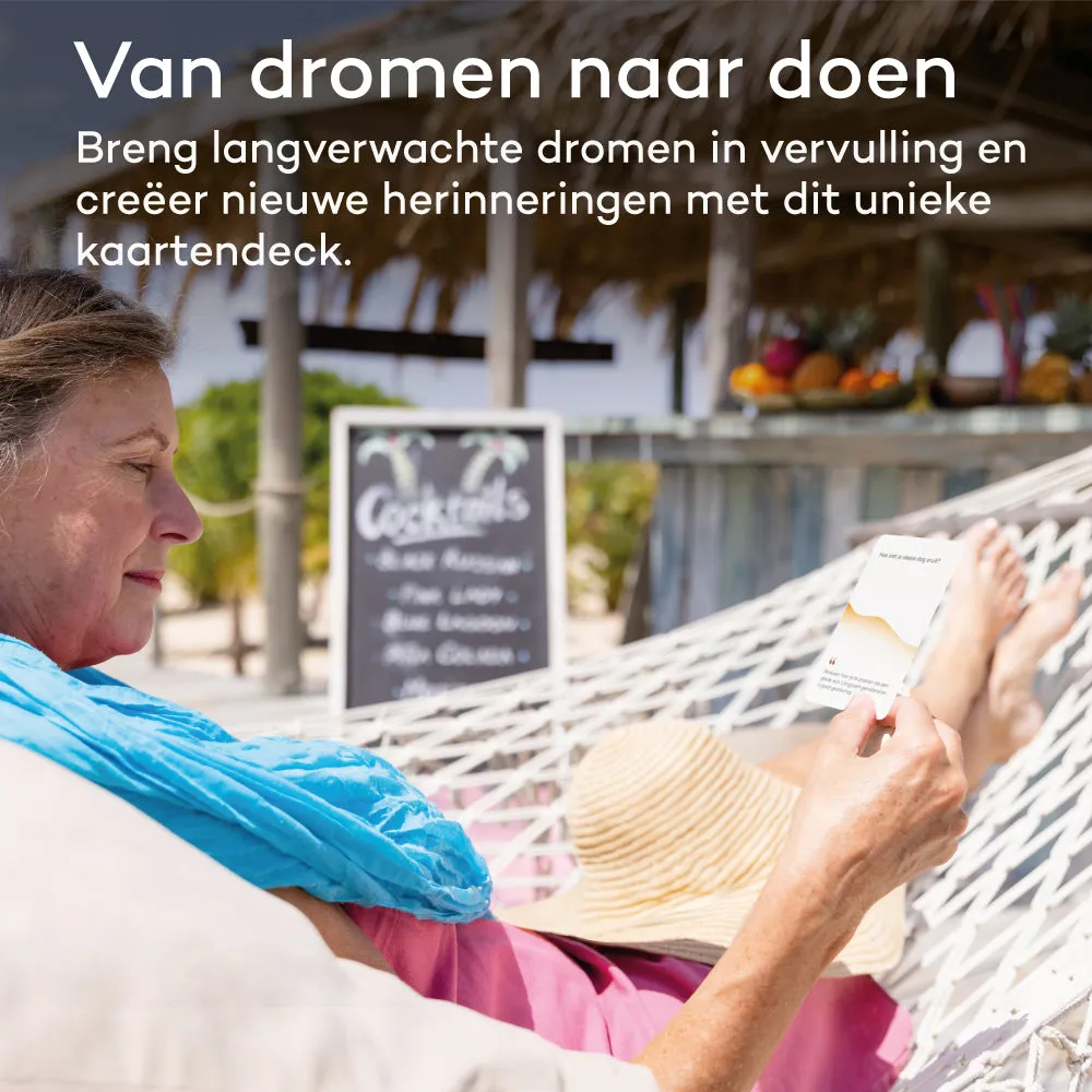 Vertellis Pensioen en Voldoening Deck kaartspel pensioen