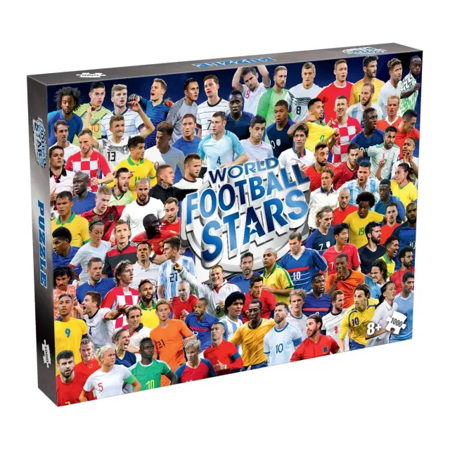 Top Trumps World Football Stars puzzel 1000 stukjes voetbal