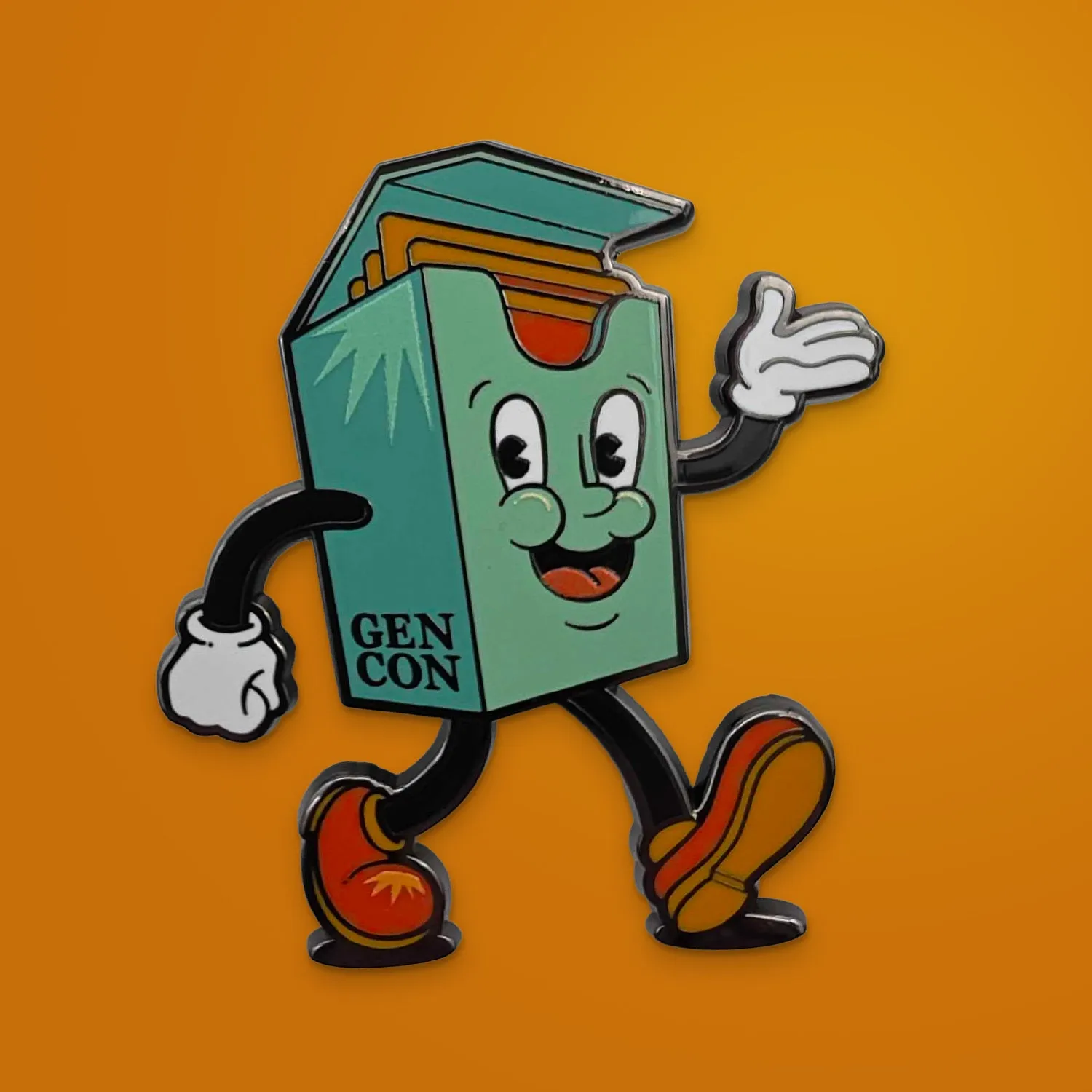 Roll A Crit Let's All Go to Gen Con pins 3 stuks