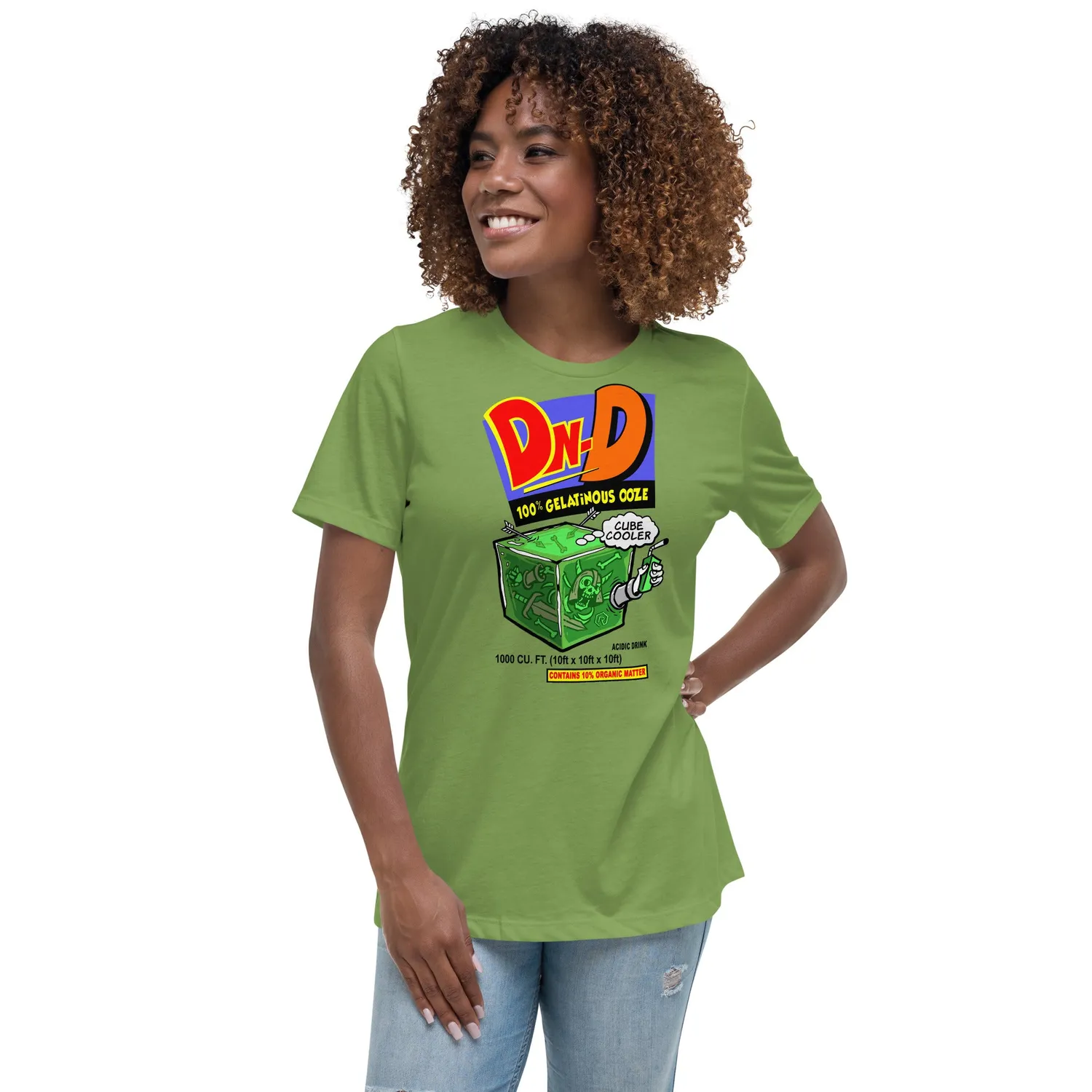 Roll A Crit Gelatinous Cubic Cooler T-shirt femme zwart