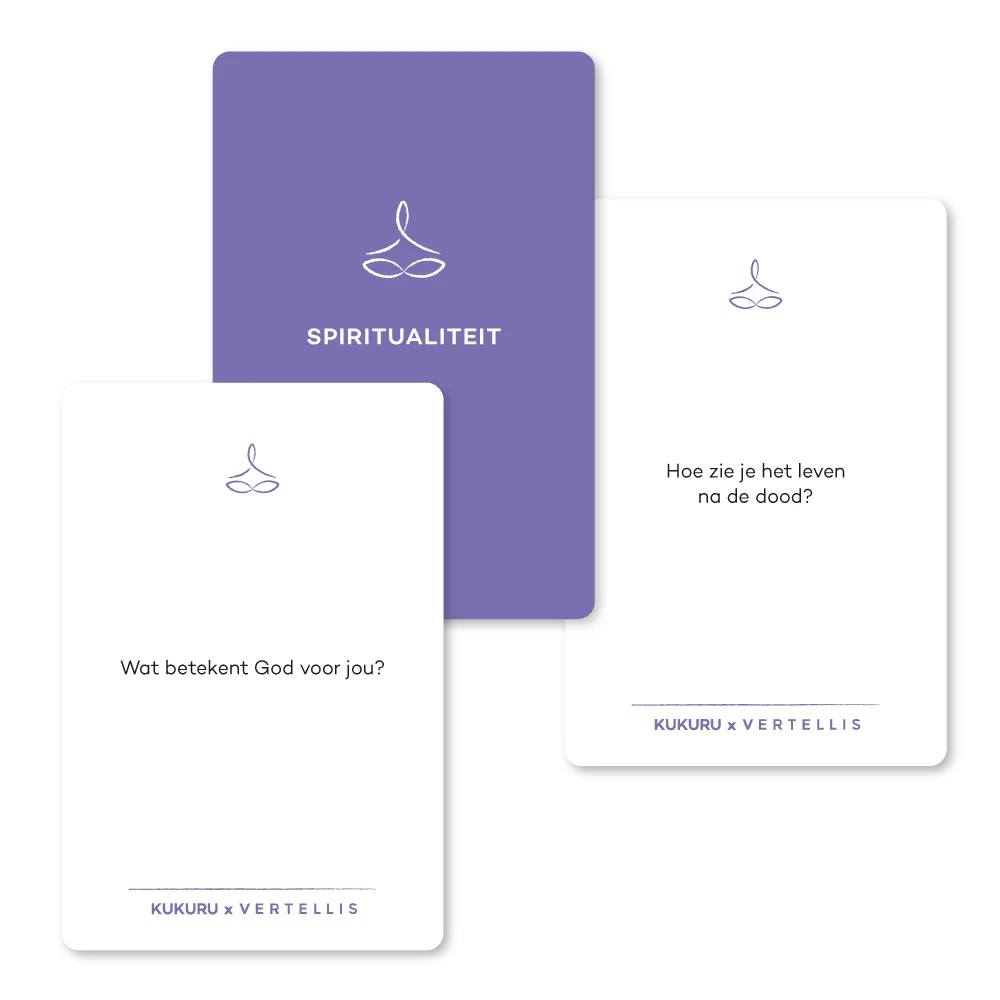 Vertellis Spiritualiteitsdeck kaartspel zingeving