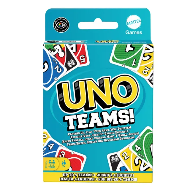 UNO Teams kaartspel duo's teams vanaf 7 jaar
