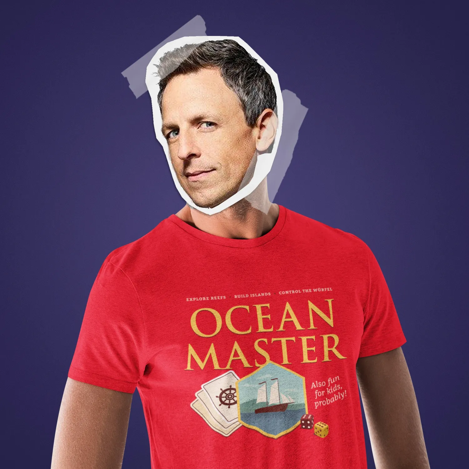 Rollacrit Ocean Master T-Shirt rood erts unisex