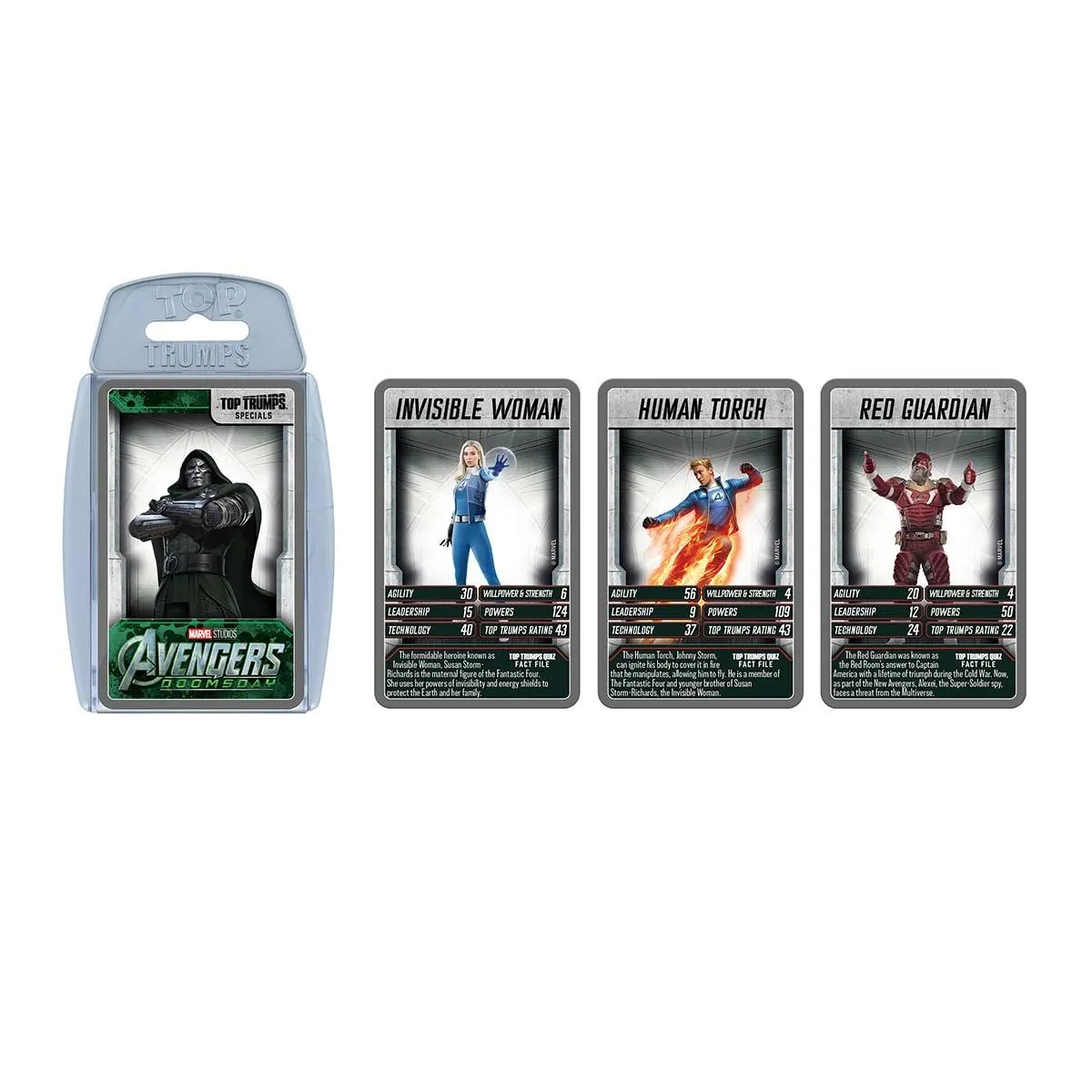 Top Trumps Avengers Doomsday kaartspel 30 kaarten Marvel