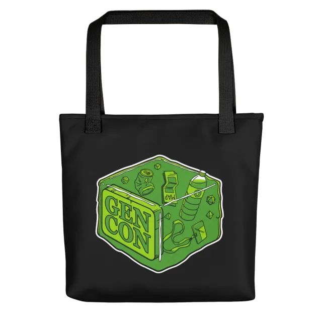Roll A Crit Gelatinous Cube tote bag 10 liter