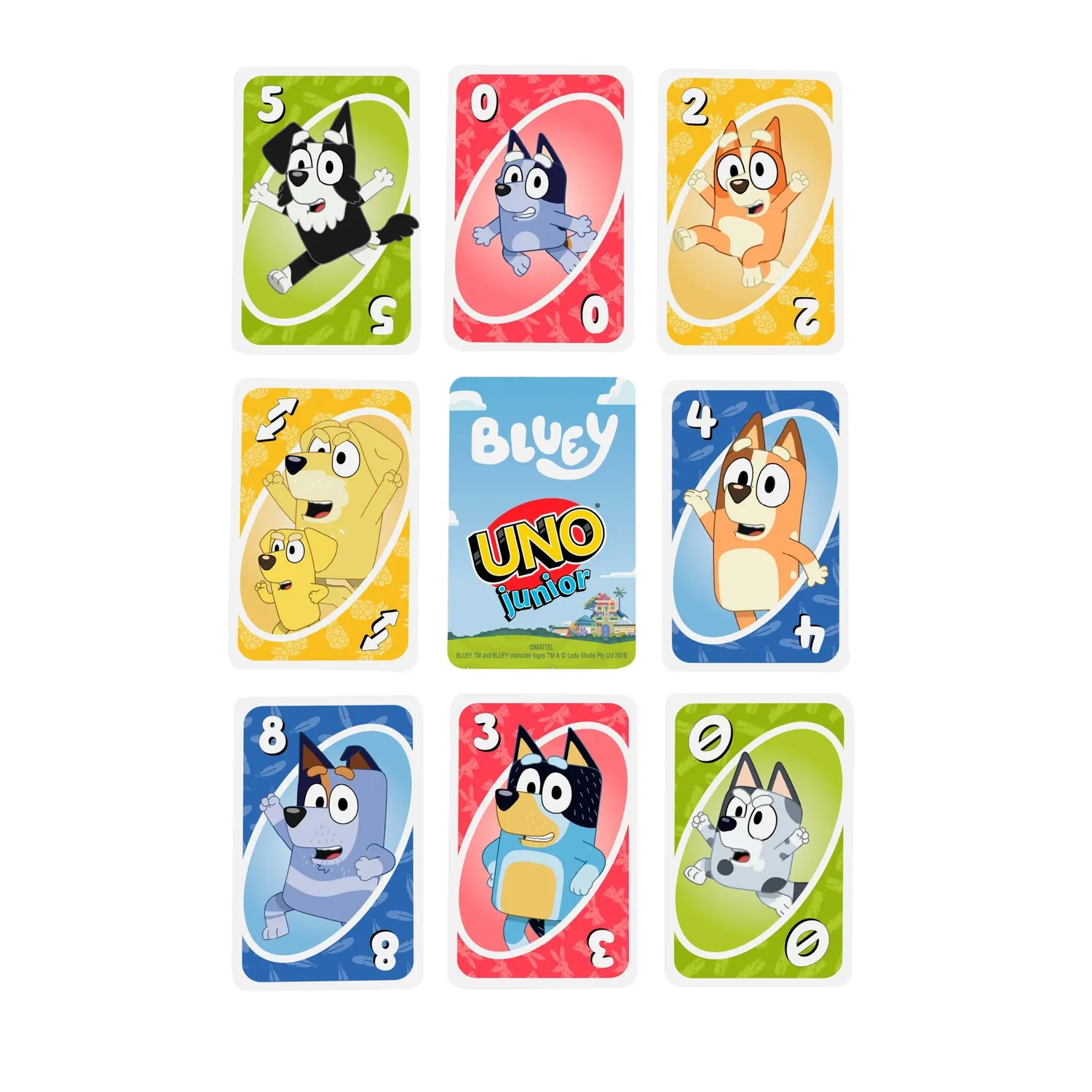UNO Junior Bluey kaartspel 2-4 spelers vanaf 3 jaar