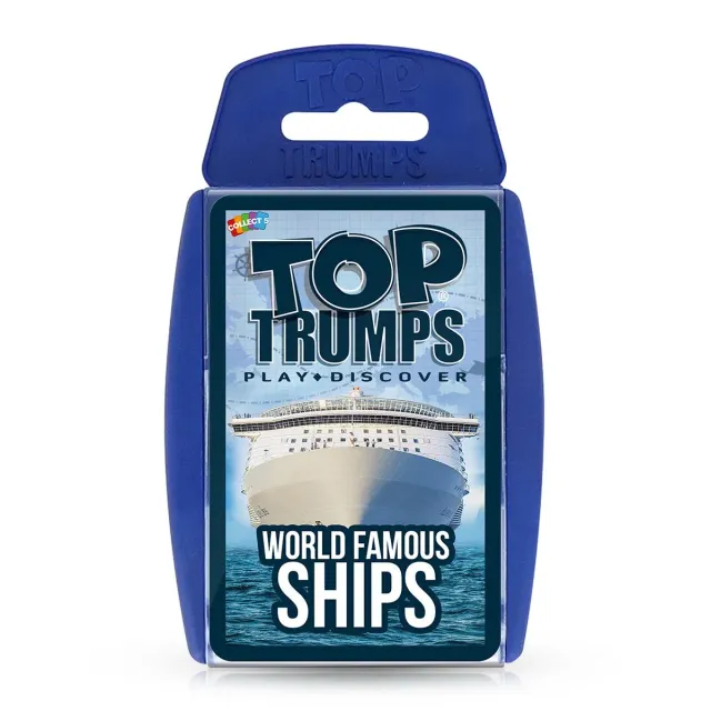 Top Trumps World Famous Ships kaartspel
