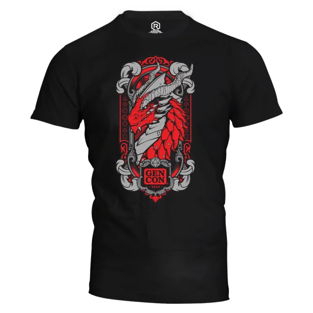 Gen Con 2025 Hydro74 Genevieve Emblem T-shirt katoen