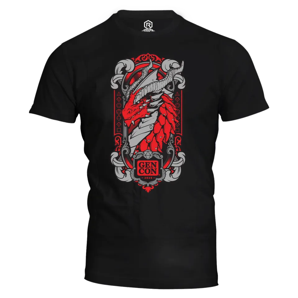 Gen Con 2025 Hydro74 Genevieve Emblem T-shirt katoen