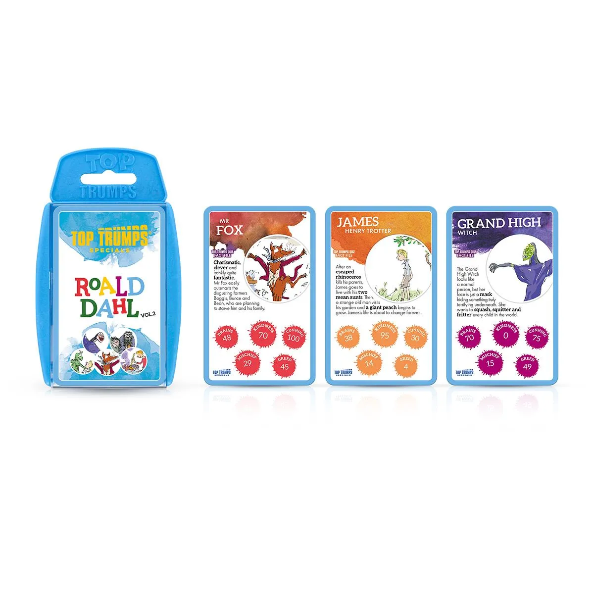 Top Trumps Roald Dahl Vol 2 kaartspel 30 kaarten