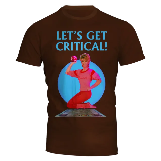 Rollacrit Let's Get Critical Slim Fit T-shirt bruin katoen