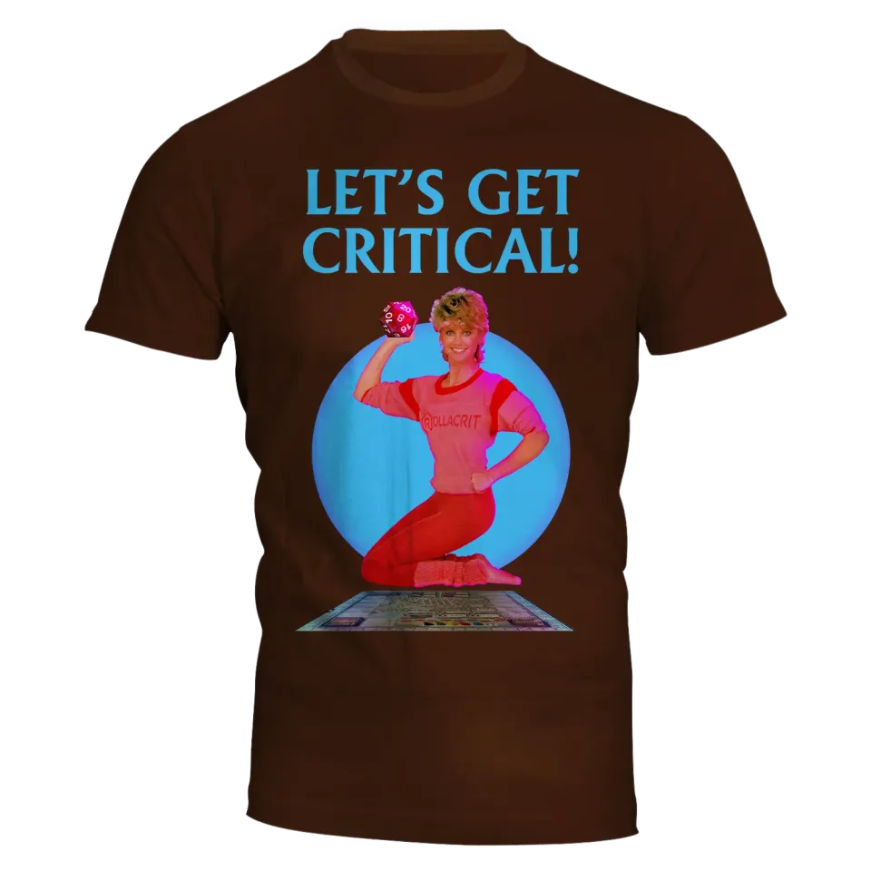 Rollacrit Let's Get Critical Slim Fit T-shirt bruin katoen