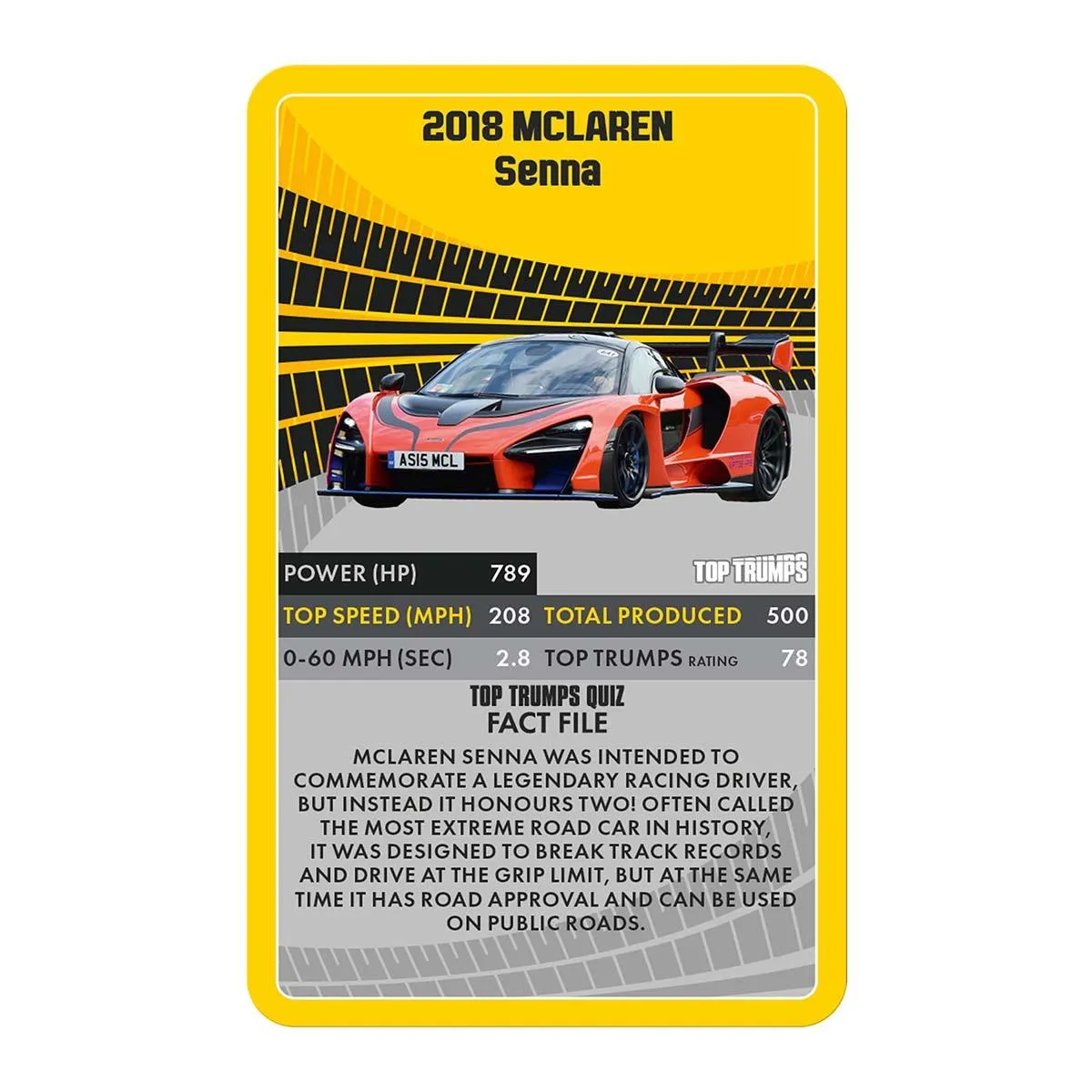 Top Trumps Supercars kaartspel 30 auto's