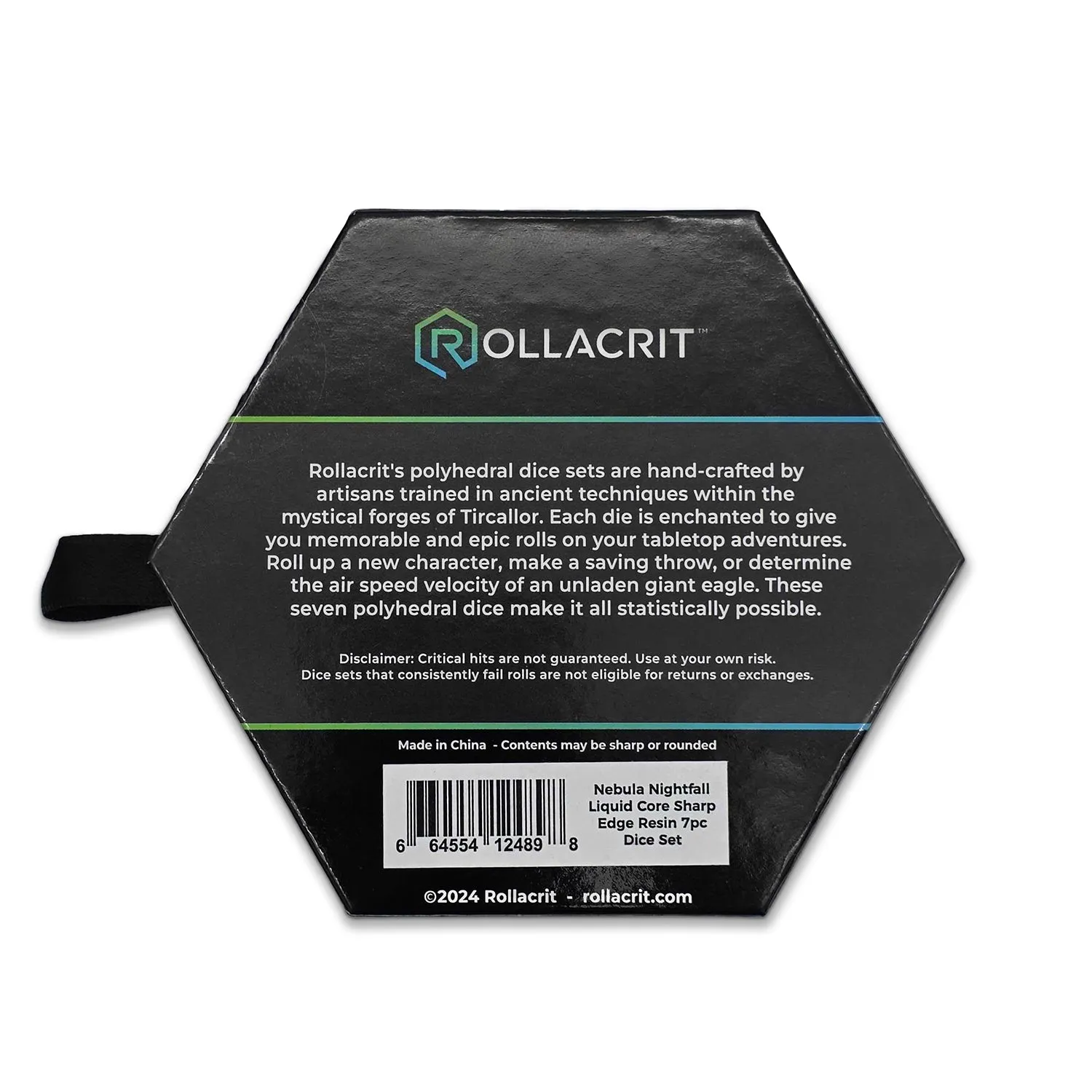 Roll A Crit Nebula Nightfall Liquid Core dobbelset 7-delig