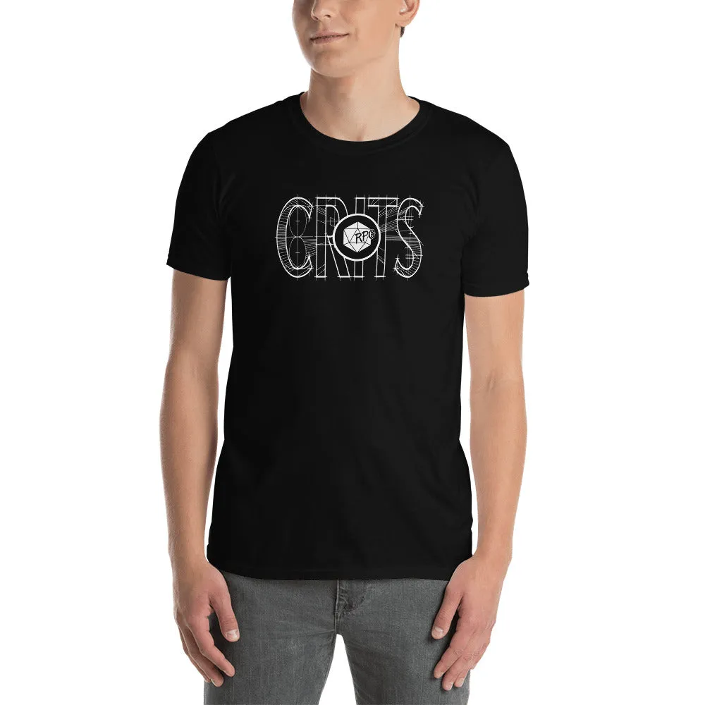 Roll A Crit RPG Crits T-shirt katoen unisex maat M
