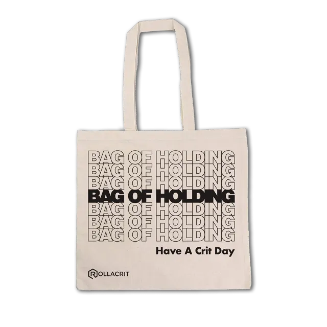Roll A Crit Bag of Holding tote bag 38 cm polyester