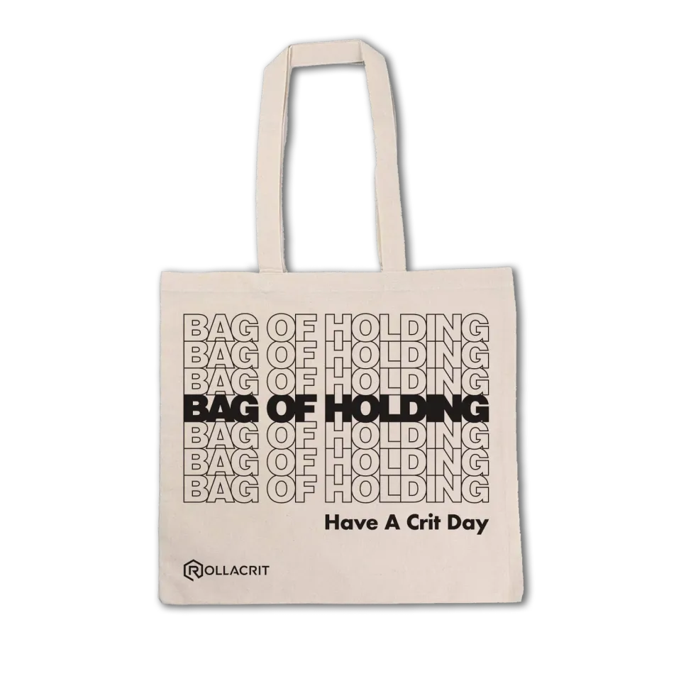 Roll A Crit Bag of Holding tote bag 38 cm polyester