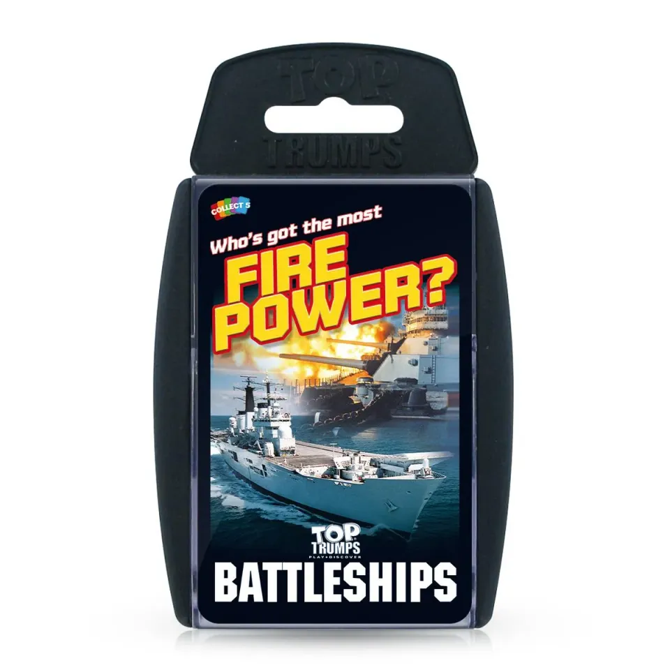 Top Trumps Battleships kaartspel schepen editie
