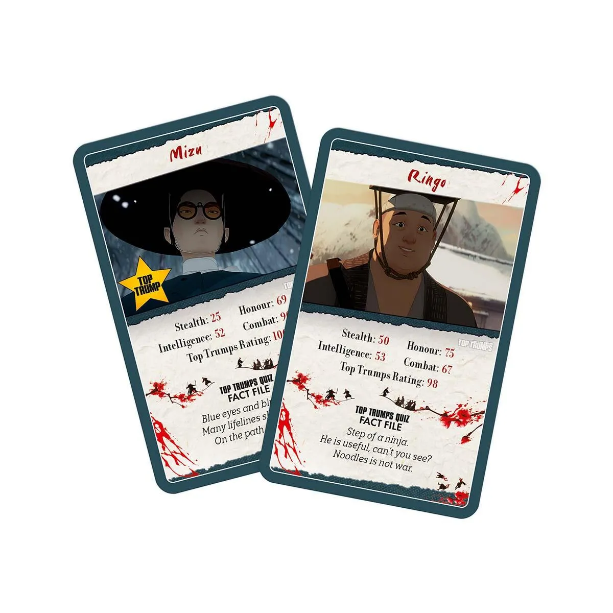 Top Trumps Blue Eye Samurai kaartspel 30 kaarten 16+