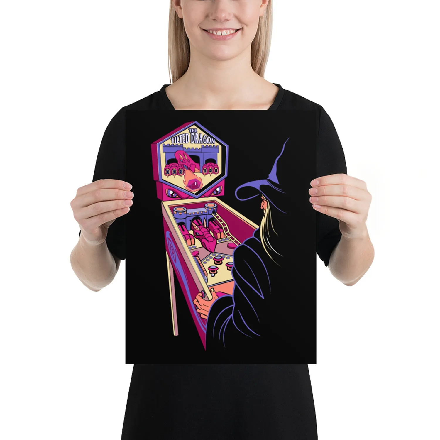 Roll A Crit Pinball Wizard poster 18x24 inch gicléeprint