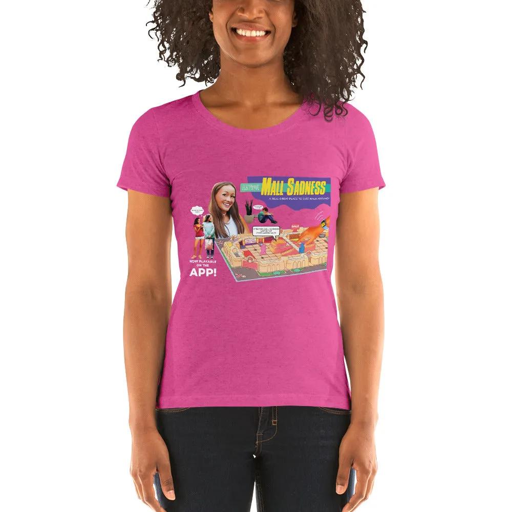 Roll A Crit Mall Sadness fitted T-shirt dames triblend
