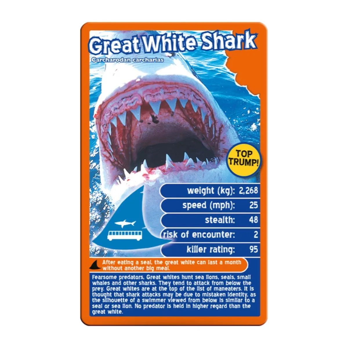 Top Trumps Deadliest Predators kaartspel dieren editie