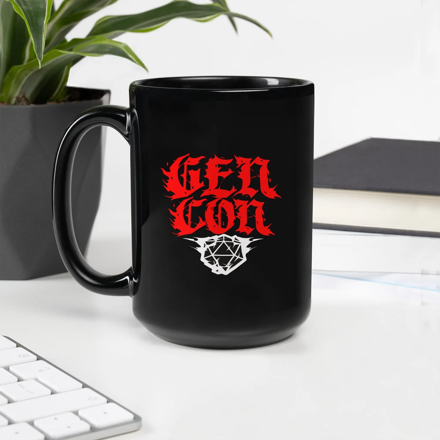 Roll A Crit Hydro74 Gen Con Genevieve mok 15oz keramiek